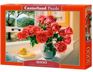 Puzzle 3000 elementów Piwonie kwiaty Summer Reminisce