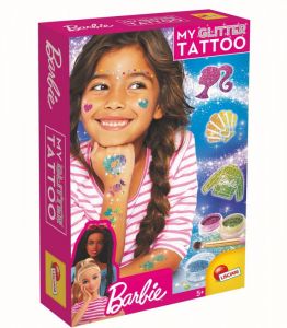 Tatuaże brokatowe Barbie