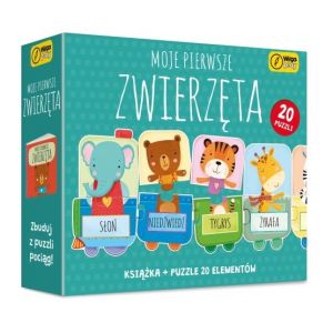 Puzzle 20 elementów Moje pierwsze zwierzęta