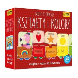 Puzzle 20 elementów Moje pierwsze kształty i kolory