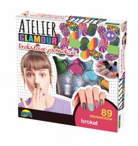 Zestaw Atelier Glamour Brokatowe paznokcie
