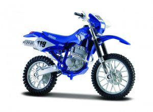 Model metalowy Motocykl Yamaha TT-R 250 1/18 z podstawką