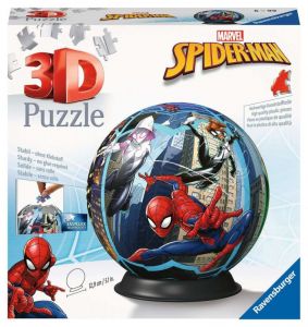 Puzzle 72 elementy 3D Kula Spiderman