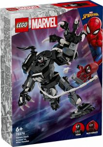 Klocki Super Heroes 76276 Mechaniczna zbroja Venoma vs. Miles Morales