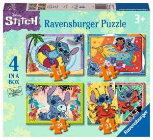 Puzzle 4w1 Disney Stitch