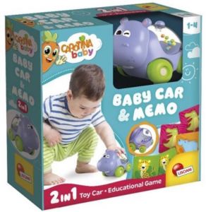 Samochodzik hipopotam i gra pamięciowa - Carotina Baby