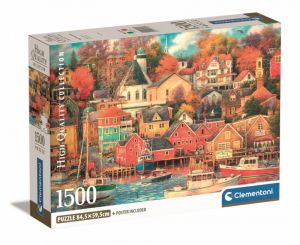 Puzzle 1500 elementów Compact Good Times Harbor