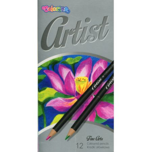 Kredki ołówkowe okrągłe Colorino Artist 12 kolorów