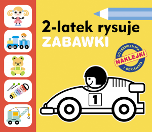 Zabawki 2-latek rysuje