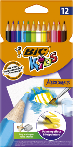 Kredki ołówkowe Aquacouleur BIC Kids 12 kolory