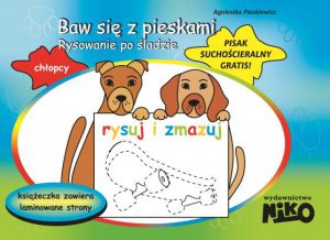 Baw się z pieskami rysowanie po śladzie