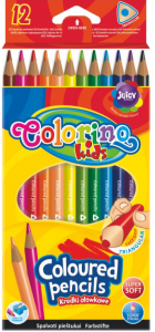 Kredki ołówkowe trójkątne Colorino Kids 12 kolorów