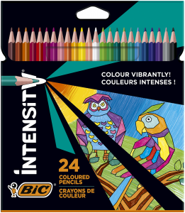 Kredki BIC Color Up ołówkowe pudełko 24 kolory