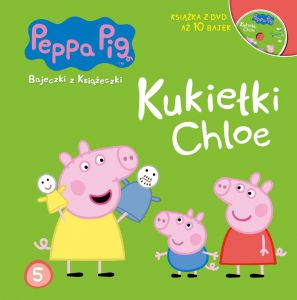 Kukiełki chloe Świnka Peppa bajeczki z książeczki tom 5 + dvd