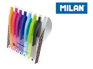 Długopis milan p1 mini colours w etui 7 sztuk
