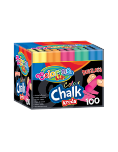 Kreda kolorowa Colorino Kids bezpyłowa 100 sztuk