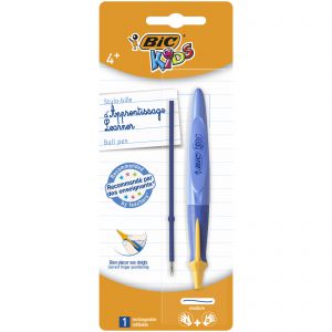 Długopis Kids dla uczniów BIC niebieski blister 1+1szt