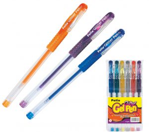 Gel Pen Glitter 6 kolorów