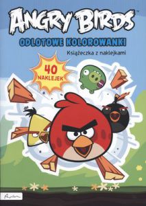 Odlotowe kolorowanki angry birds książeczka z najlejkami