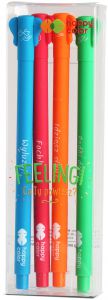 Długopis Happy Color Feelingi ELEPHANTS 0.5 mm 4 sztuki