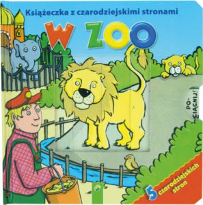 W zoo książka z czarodziejskimi stronami