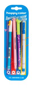 Długopis Happy Color 0.5mm 4 sztuki