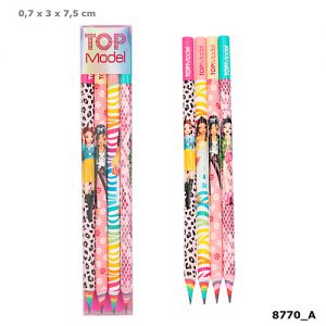 Zestaw 4 ołówków Top Model w plastikowym etui 8770A