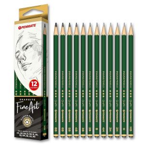 Zestaw ołówków Penmate Fine Art. 4H-8B 12 szt.