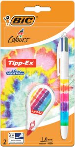 Długopis 4 Colours Rainbow BP+ MPM korektor BIC  blister