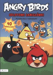 Odlotowe łamigłówki angry birds książeczka z naklejkami