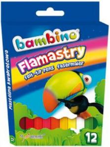 Flamastry bambino 12 kolorów
