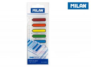 Zakładki Milan indeksujące 45x12 transparentne strzałki