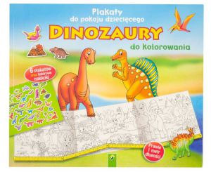 Dinozaury plakaty do kolorowania