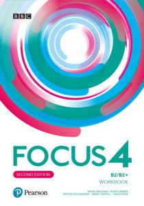 Focus Second Edition 4 Workbook + kod (MyEnglishLab + Online Practice)