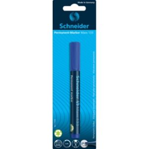 Marker permanentny Schneider Maxx 133 ścięty 1-4mm niebieski blister
