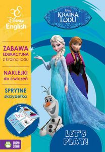 Let\'s play Kraina Lodu Disney english + naklejki