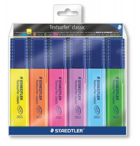 Zakreślacz Staedtler Textsurfer classic 6 kolorów
