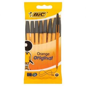 Długopis Pouch BIC Orange Original Fine czarny 8 sztuk